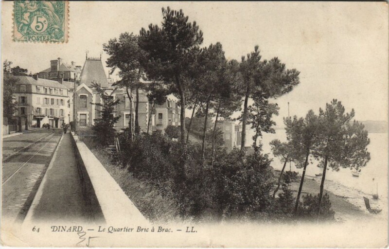 Carte postale ancienne Dinard Quartier Bric a Brac à Dinard