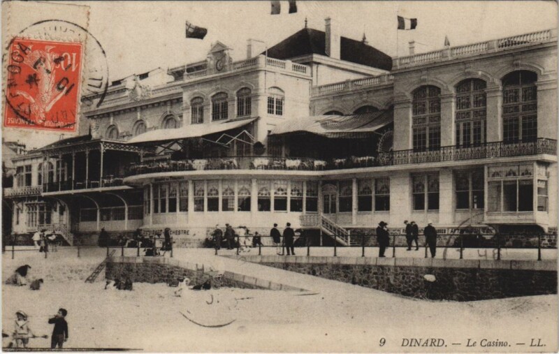 Carte postale ancienne Dinard Le Casino à Dinard
