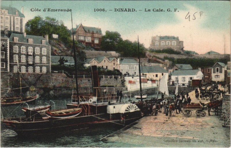 Carte postale ancienne Dinard La Cale à Dinard