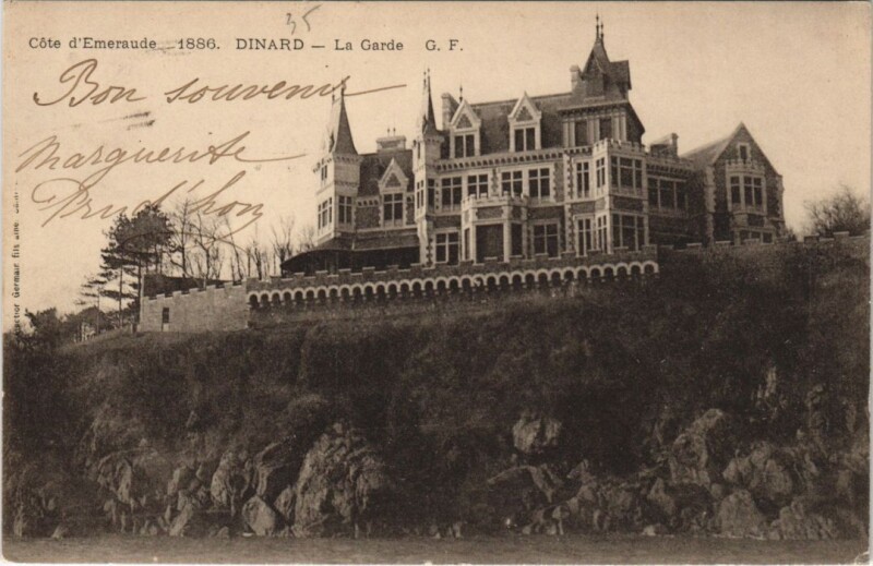 Carte postale ancienne Dinard La Garde à Dinard