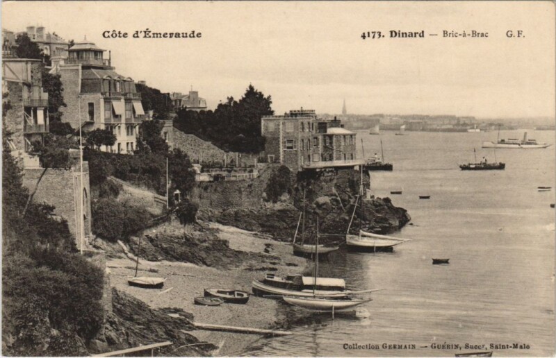 Carte postale ancienne Dinard Bric a Brac à Dinard