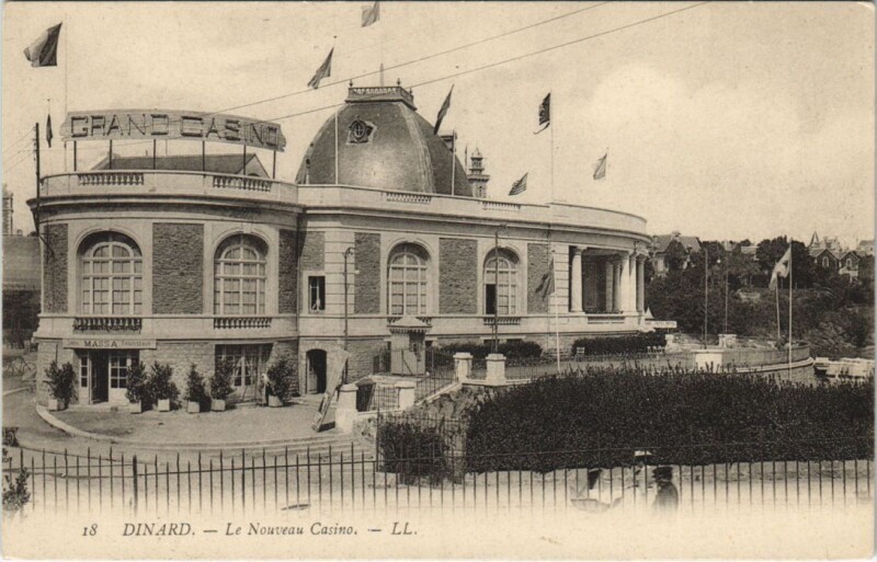 Carte postale ancienne Dinard Nouveau Casino à Dinard