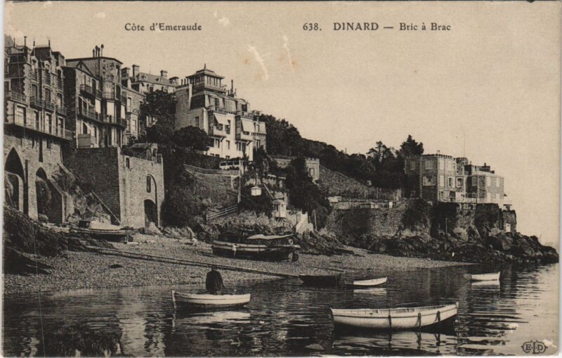 Carte postale ancienne Dinard Bric a Brac à Dinard