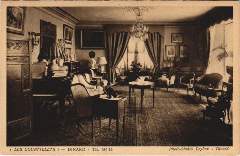 Carte postale ancienne Dinard Les Courtillets à Dinard