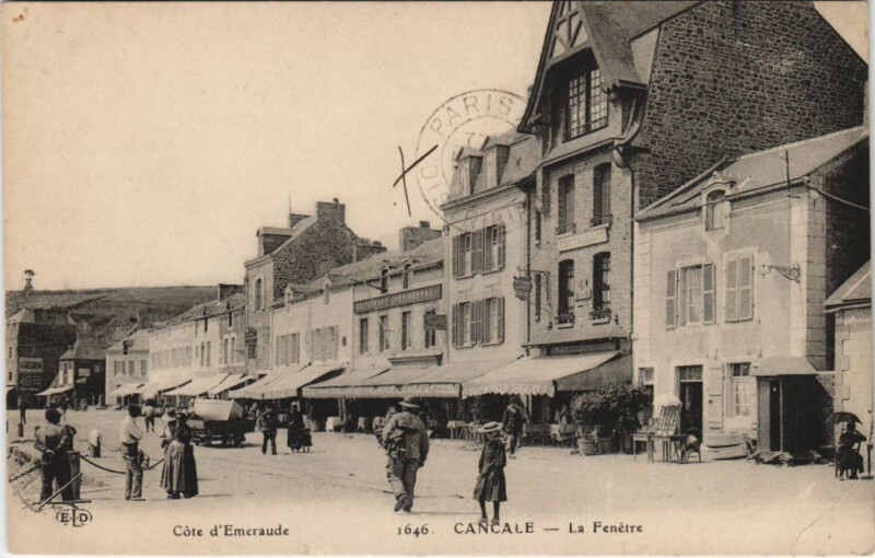 Carte postale ancienne Cancale La Fenetre à Cancale