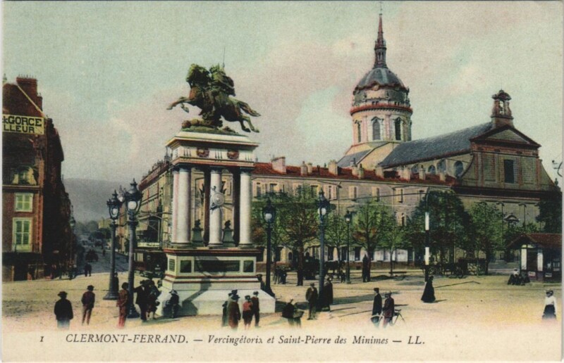 Carte postale ancienne Clermont Ferrand Statue de Vercingetorix à Clermont-Ferrand