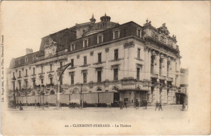 Carte postale ancienne Clermont Ferrand Le Theatre à Clermont-Ferrand