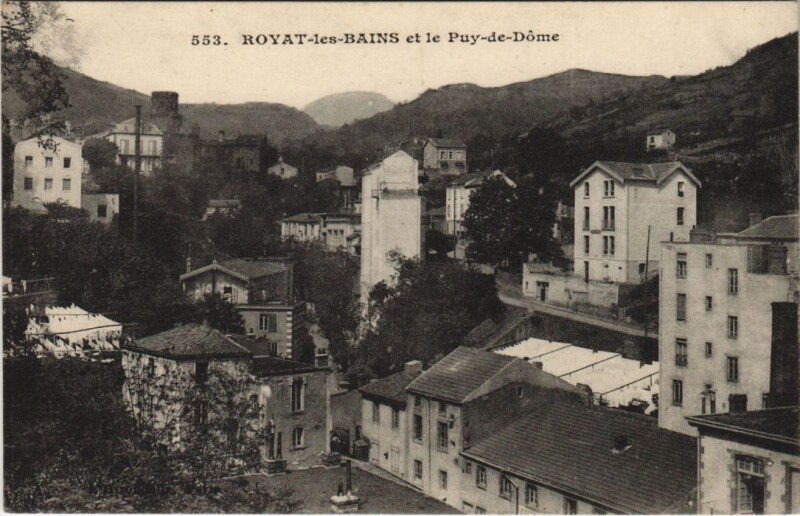 Carte postale ancienne Royat à Royat