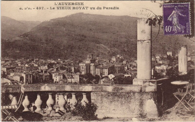 Carte postale ancienne Royat à Royat