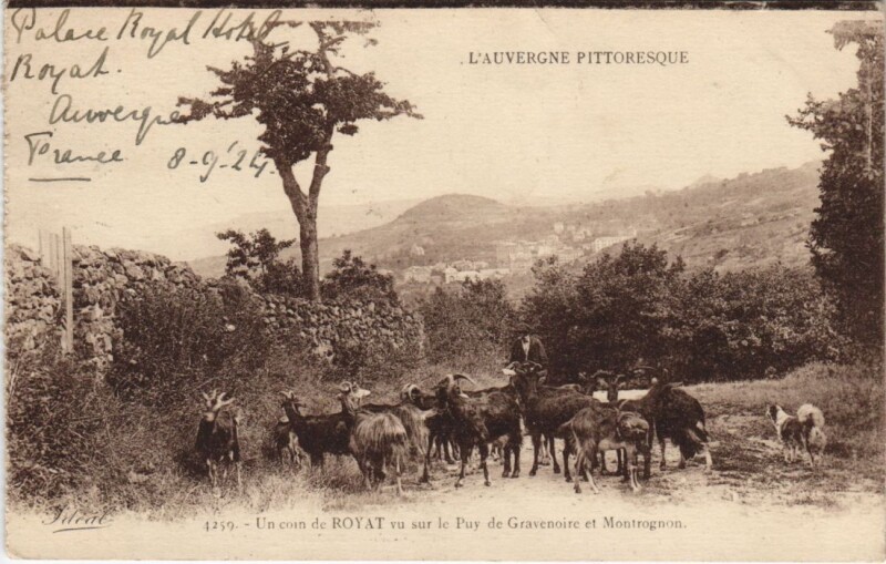Carte postale ancienne Royat à Royat
