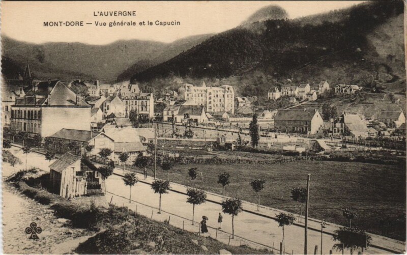 Carte postale ancienne Le Mont Dore vue generale à Mont-Dore