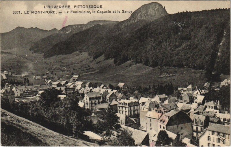 Carte postale ancienne Le Mont Dore Le Funiculaire à Mont-Dore