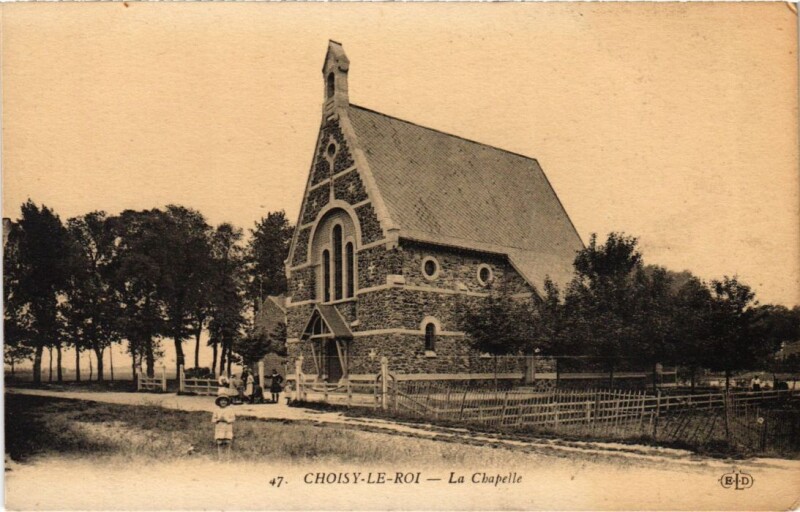 Carte postale ancienne Choisy le Roi La Chapelle France à Choisy-le-Roi