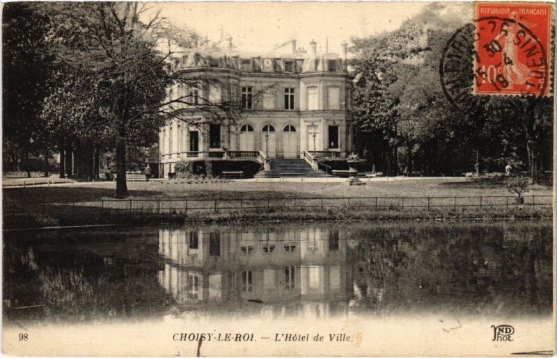 Carte postale ancienne Choisy le Roi L'Hotel de Ville France à Choisy-le-Roi