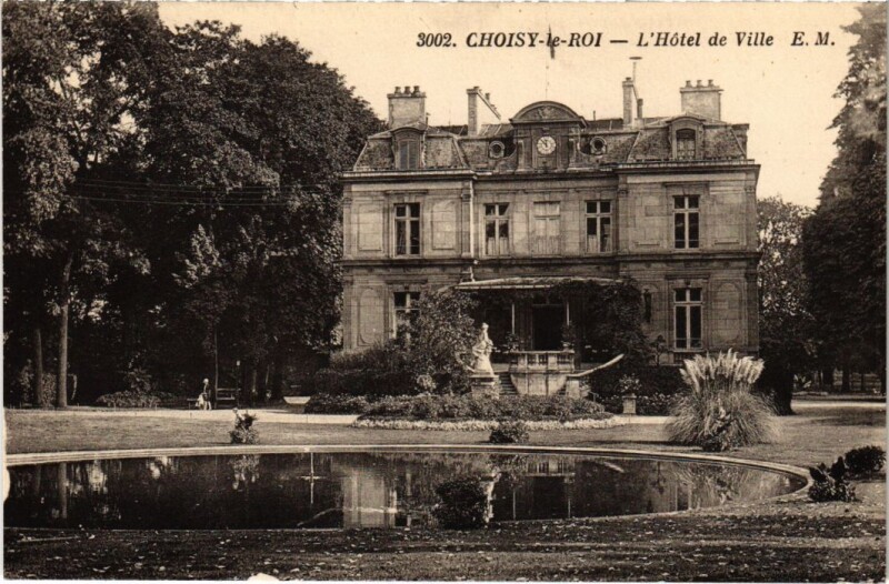 Carte postale ancienne Choisy le Roi L'Hotel de Ville France à Choisy-le-Roi