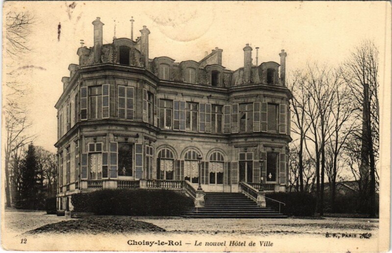 Carte postale ancienne Choisy le Roi Le nouvel Hotel de Ville France à Choisy-le-Roi