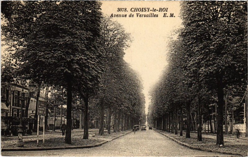 Carte postale ancienne Choisy le Roi Avenue de Versailles France à Choisy-le-Roi