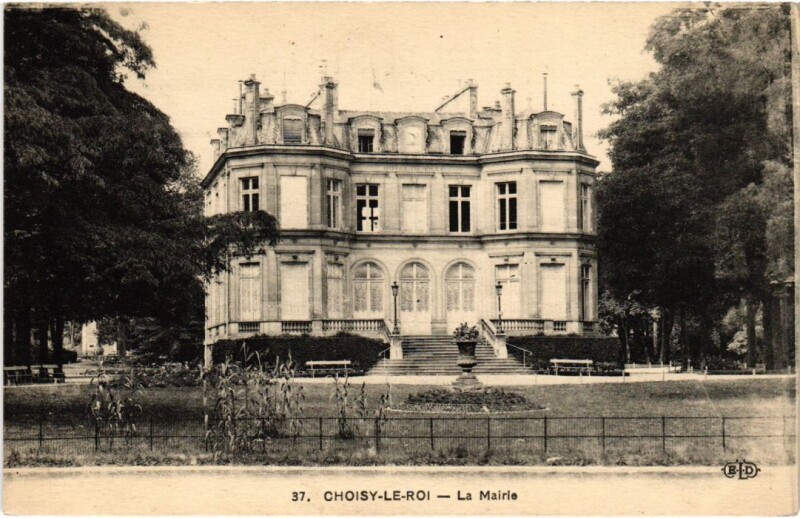 Carte postale ancienne Choisy le Roi La Mairie France à Choisy-le-Roi
