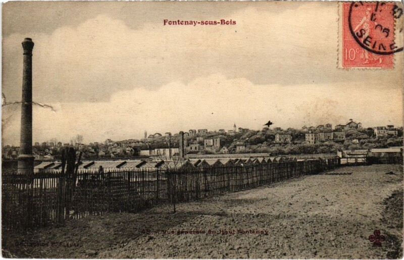 Carte postale ancienne Fontenay sous Bois Vue Generale France à Fontenay-sous-Bois