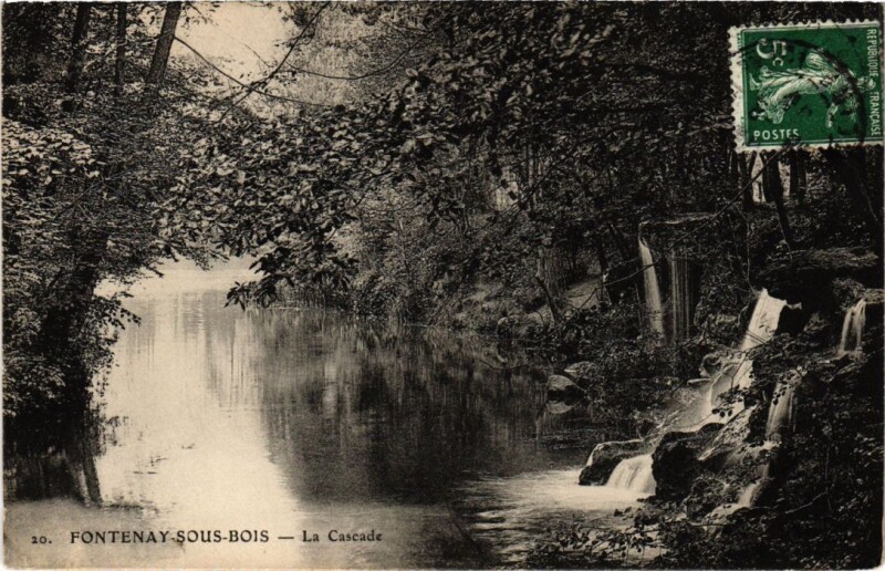 Carte postale ancienne Fontenay sous Bois La Cascade France à Fontenay-sous-Bois