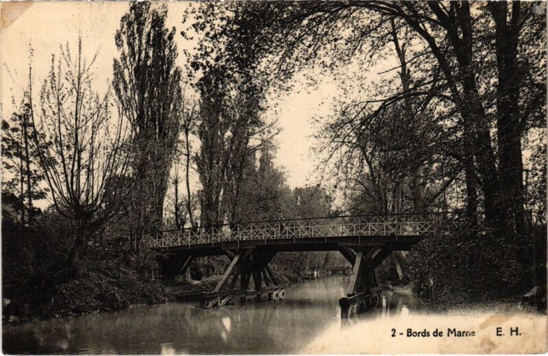 Carte postale ancienne St.Maurice Bords de Marne France