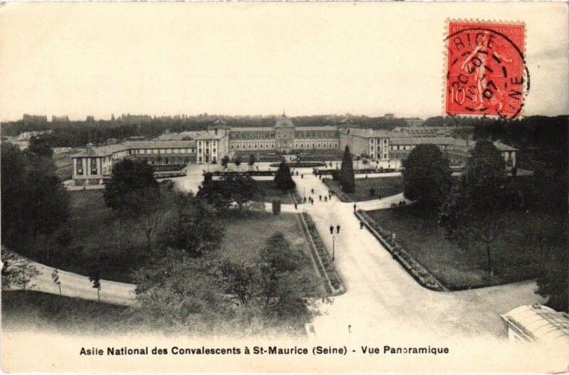 Carte postale ancienne St.Maurice Vue Panoramique France