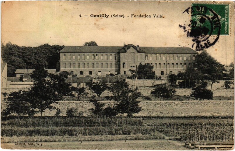 Carte postale ancienne Gentilly Fondation Valle France à Gentilly