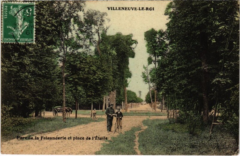 Carte postale ancienne Villeneuve le Roi Parc de la Faisanderie France à Villeneuve-le-Roi