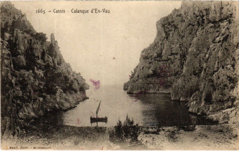 Carte postale ancienne Cassis Calanque d'En-Vau à Cassis