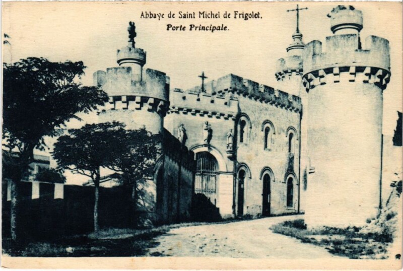 Carte postale ancienne Abbaye de Saint-Michel-de-Frigolet - Porte Principale