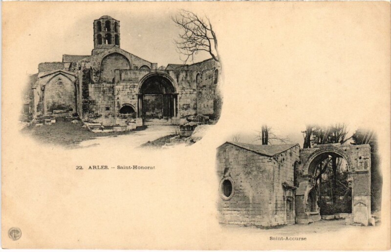 Carte postale ancienne Arles Saint-Honorat - saint-Accurse à Arles