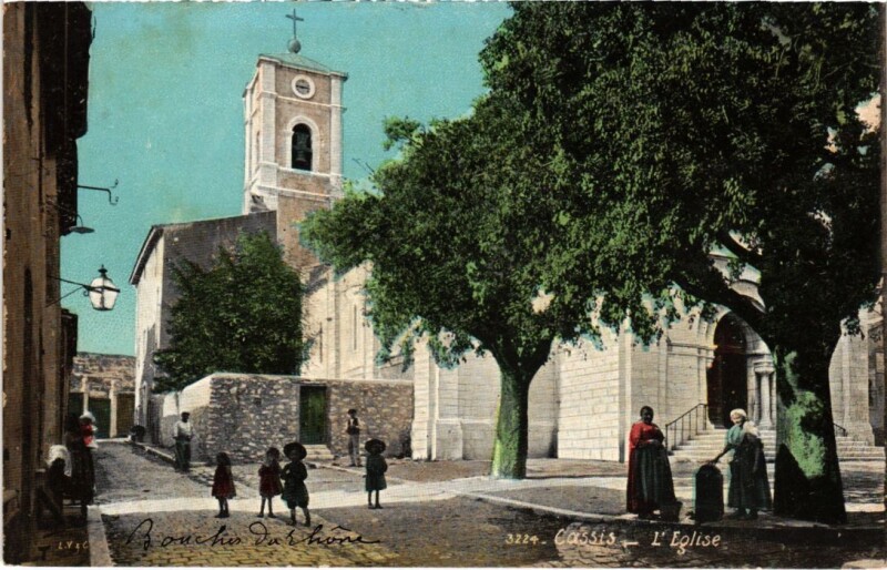 Carte postale ancienne Cassis L'Eglise à Cassis