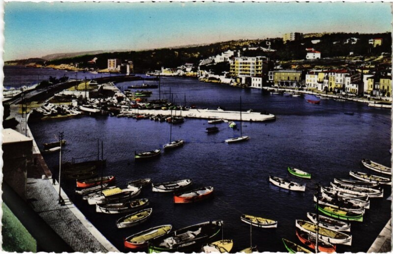 Carte postale ancienne Cassis Vue Generale du Port à Cassis