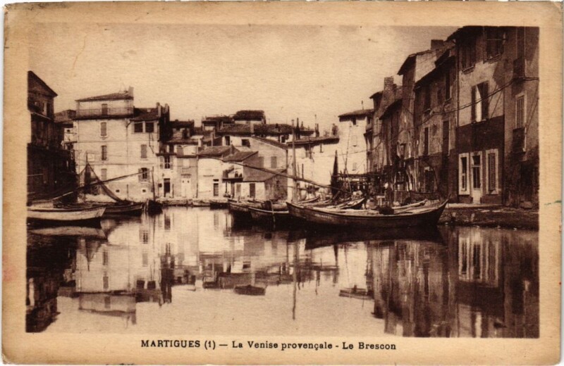 Carte postale ancienne Martigues Le Brescon à Martigues