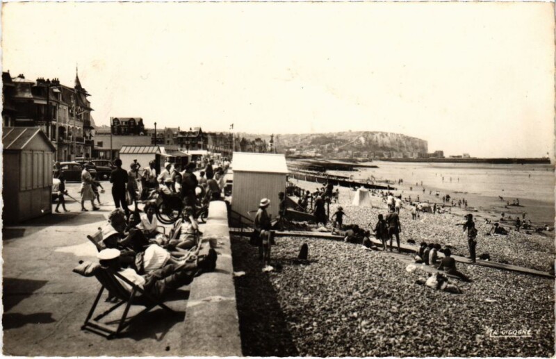 Carte postale ancienne Mers-les-Bains La Plage à Mers-les-Bains
