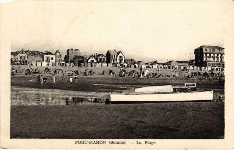 Carte postale ancienne Fort-Mahon-Plage La Plage à Fort-Mahon-Plage