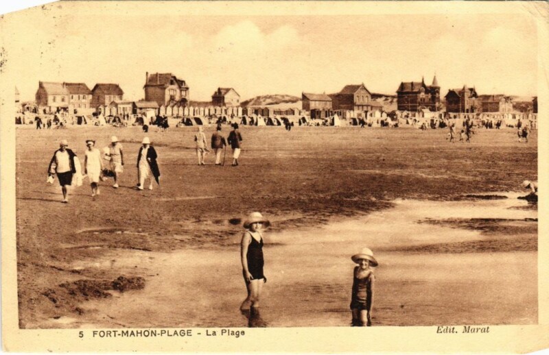 Carte postale ancienne Fort-Mahon-Plage La Plage à Fort-Mahon-Plage