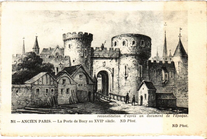 Carte postale ancienne Ancien Paris Porte de BUcy