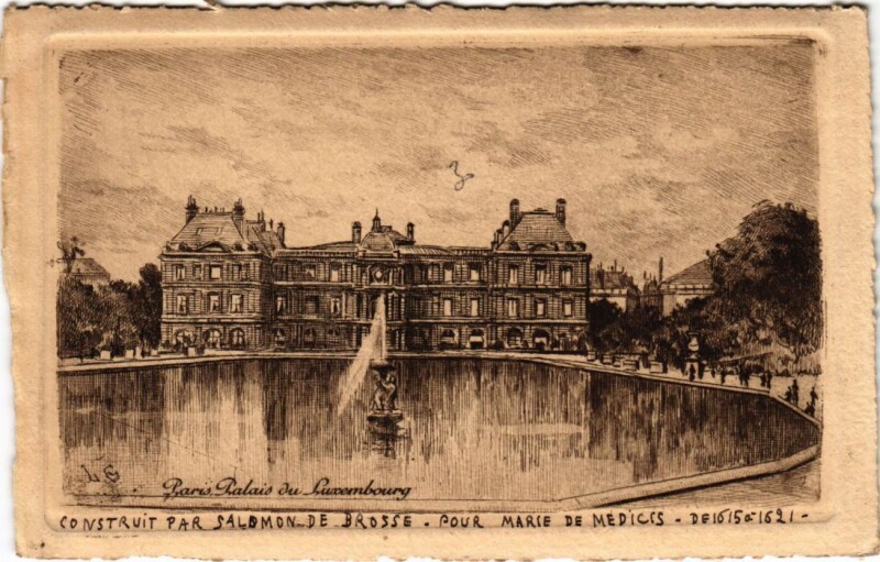 Carte postale ancienne Ancien Paris Palais du Luxembourg