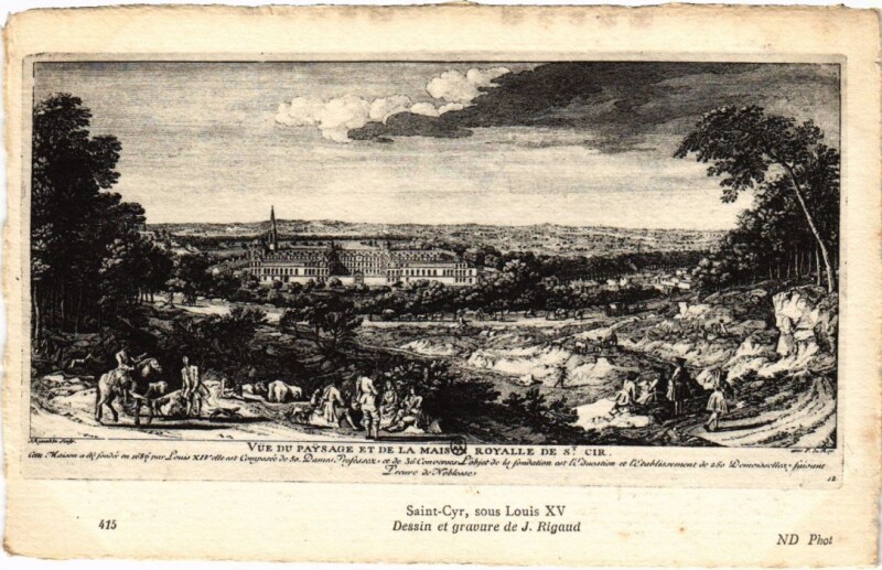 Carte postale ancienne Ancien Paris Saint-Cyr
