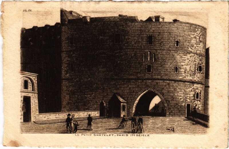 Carte postale ancienne Ancien Paris Petit Chatelet