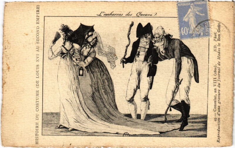 Carte postale ancienne Ancien Paris Histoire de Costume