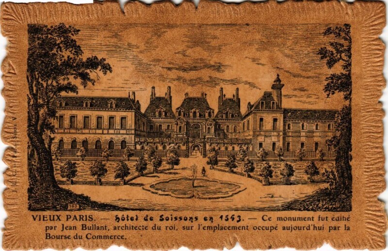 Carte postale ancienne Vieux Paris Hotel de Soissons
