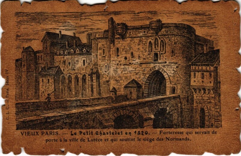 Carte postale ancienne Vieux Paris Le Petit Chastelet