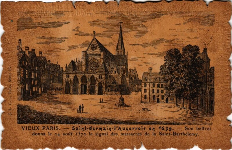 Carte postale ancienne Vieux Paris Saint-Germain-l'Auxerrois