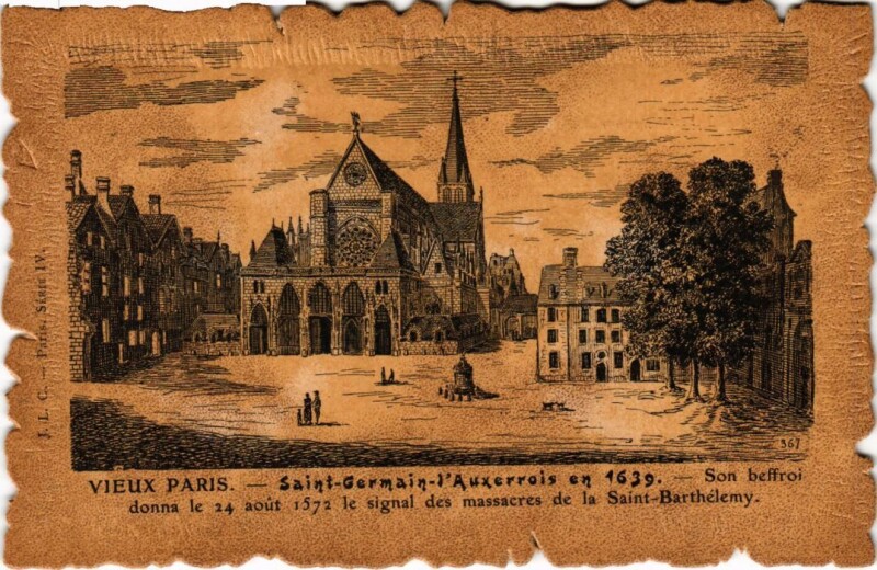 Carte postale ancienne Vieux Paris Saint-Germain-l'Auxerrois