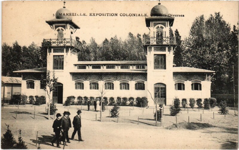 Carte postale ancienne Marseille Exposition Coloniale - Colonies Diverses à Marseille