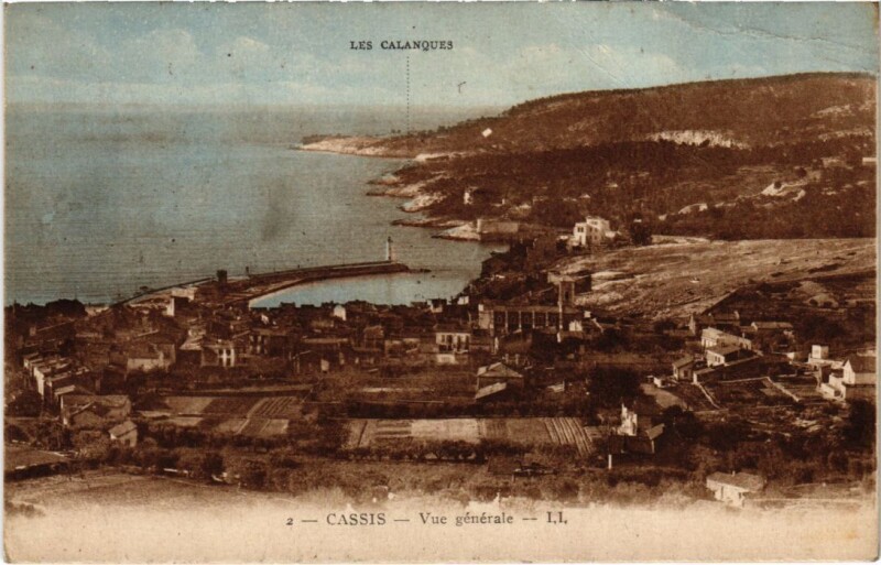 Carte postale ancienne Cassis Vue Generale à Cassis