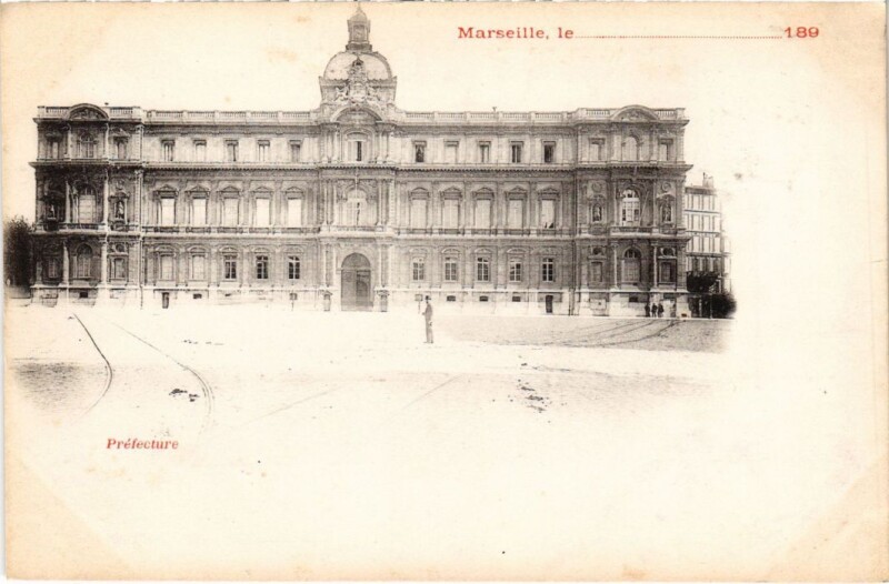 Carte postale ancienne Marseille Prefecture à Marseille