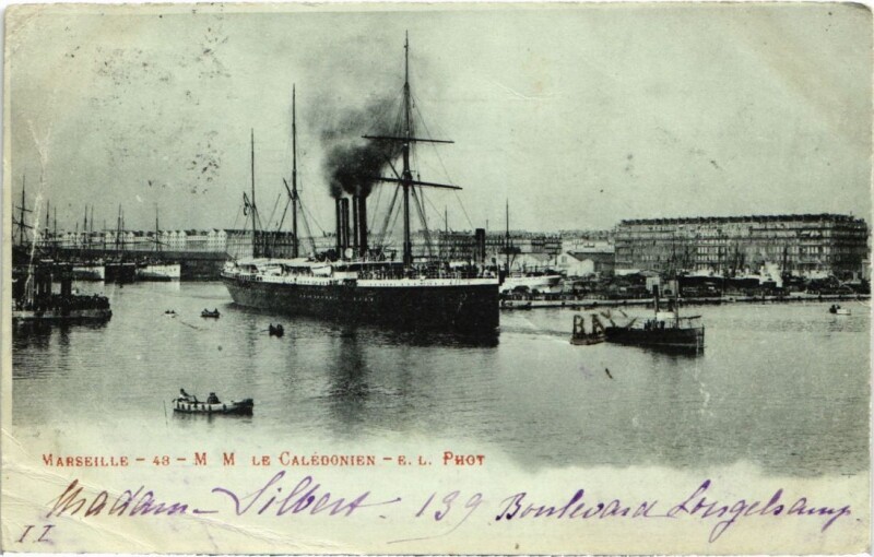 Carte postale ancienne Marseille Le Caledonien à Marseille
